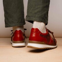 Brescia Snake And Classic Calfskin Fashion Sneaker Men's Antique Cognac image 13