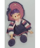 Dumplin Designs Cupcake Corner Doll Crochet Handmade 16&quot; Long - £21.55 GBP