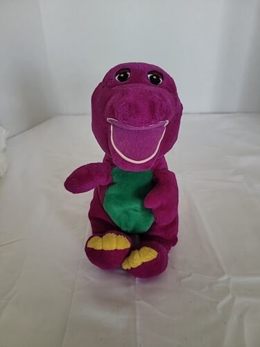 Barney 1992 Plush The Lyons Group 12” Stuffed Animal Purple Dinosaur Vintage - £13.99 GBP