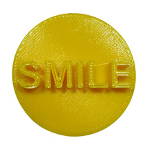 Smile Candy Heart Cookie Stamp Embosser Made In USA PR5467 - $3.99