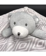 S L Home Fashions Lovey Bear Security Blanket Single Layer Diamonds Tria... - $14.99