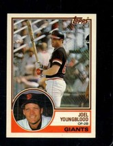 1983 Topps Traded #130 Joel Youngblood Nmmt Giants *X97447 - £1.53 GBP
