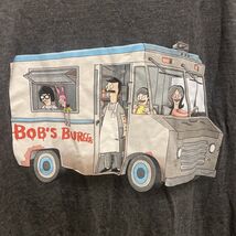Bob's Burgers Food Truck Belcher Vintage Style Gray T-Shirt Men's Size XL - $14.00