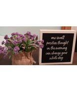 &quot;One Small Positive Thought&quot; Inspirational Block Sign - $21.66 CAD