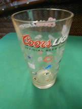 Great Collectible NFL Coors Light BEER GLASS - $6.52