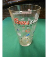 Great Collectible NFL Coors Light BEER GLASS - £5.13 GBP