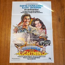 Thunder and Lightning 1977 Original Vintage Movie Poster One Sheet NSS 77/113 - £19.82 GBP