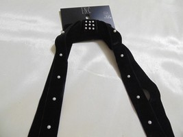 INC Silver-Tone Imitation Pearl Long Velvet Bow Hair Barrette T110 $19 - €7,49 EUR