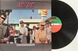 AC/DC Dirty Deeds Done Dirt Cheap LP 1st US Press 1981 Atlantic SD 16033 EX - £20.15 GBP