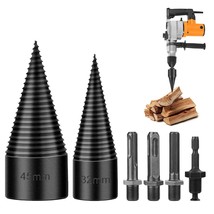 Firewood Log Splitter 2 Pack 45Mm+32Mm Easy Log Splitting Drill Bits Hea... - $30.99