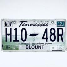2013 United States Tennessee Blount County Passenger License Plate H10 48R - $229.01 MXN