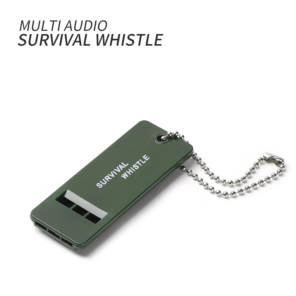 1Pcs High Decibel Survival Whistle Portable Outdoor Multiple Audio Whistle - £7.23 GBP