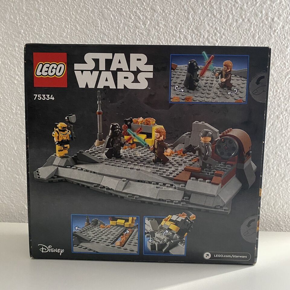 LEGO Star Wars Disney Plus Obi-Wan Kenobi vs. Darth Vader 75334 ...