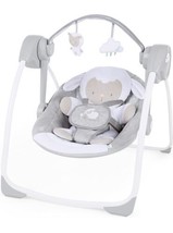 Ingenuity Comfort 2 Go Compact Portable 6-Speed Cushioned Baby Swing with Music, - £60.50 GBP