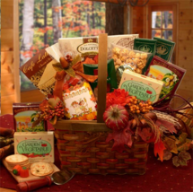 Harvest Blessings Gourmet Fall Gift Basket - Thanksgiving gift basket - Fall gif - £49.68 GBP