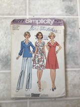 Simplicity 6277 Vtg 1970s Misses Dress Pants  Uncut Sewing Pattern Size 16 1/2 - £10.30 GBP