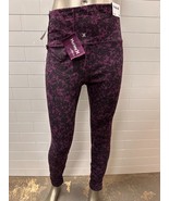 HURLEY REVERSIBLE WOMEN&#39;S LEGGINGS POTENT PURPLE - $20.99