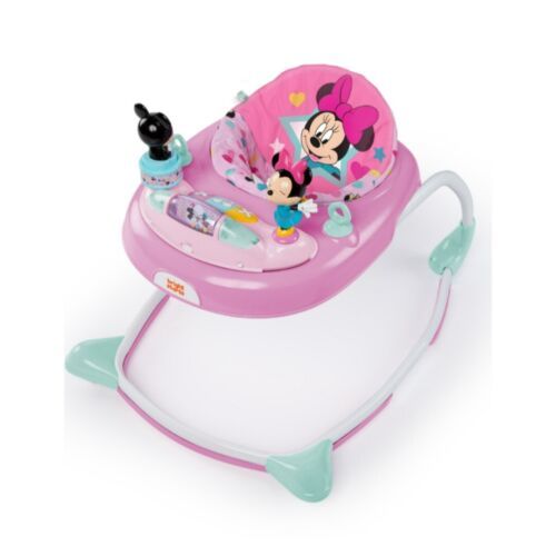 Bright Starts Minnie Mouse Stars & Smiles Walker with Wheels & Activity Center - £39.30 GBP
