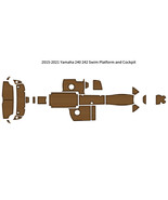 2015-2021 Yamaha 240/242 Swim Platform Cockpit Boat EVA Faux TeakDeck Fl... - $1,092.79 CAD