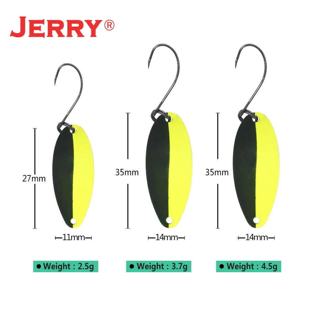 Sporting Jerry Serpent Micro Fishing Spoons BrA Wobbler Lake Area Trout Chub Per - £23.81 GBP