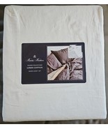 Brooks Brothers Linen Cotton White Queen Sheet Set Washed for Softness New! - $101.53 CAD