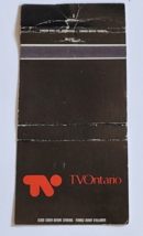 TVO TV ONTARIO TELEVISION CANADA ADVERTISING MATCHBOOK VINTAGE MEDIA TOR... - £14.26 GBP