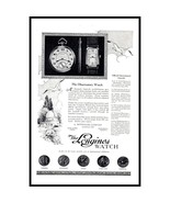 1924 Longines Observatory Watch Vintage Print Ad Wittnauer Pocket Wrist ... - £9.06 GBP