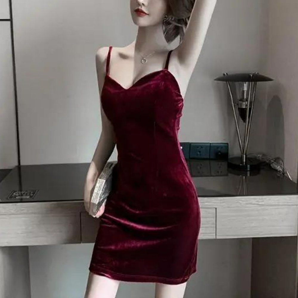 Wrapped in Velvet Mini Bodycon Dress | Women Sexy Party Dress *RUNS SMALL* - $54.00
