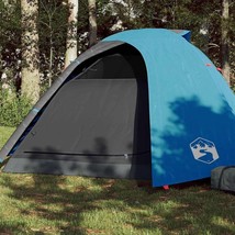 vidaXL Camping Tent Dome 4-Person Blue Waterproof - $2,467.41 MXN