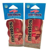 2 New Mentos Pure Fresh Car Home Air Freshener Bubble Gum Scent Usa Lot Of 2 - £6.26 GBP