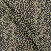 P Kaufmann Limelight Black Pearl Cheetah Chintz Multipurpose Fabric By Yard 54"W - $13.54