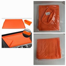 36 Inch Silicone Griddle Mat with Handle &amp; Grease Drip Pan Liner for Bla... - $20.77