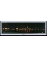 USA Boston at Night Larry Bird retired Celtics View of Urban Skyline 6021 - $935.74 MXN