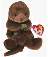 Ty Beanie Baby Babies *Rare With Errors Seaweed The Otter With Tags Styl... - $99.00