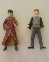 Lot Of 2 Vintage HARRTY POTTER 5&quot; Action Figures: Ron Weasley Harry In R... - £10.37 GBP