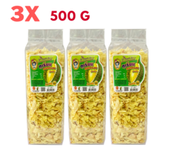 3X Fried Durian Chips Monthong Original Natural Flavor Small Pieces Thai 500G - £91.62 GBP