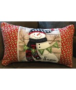 January Snowman Snow Day Pillow - £19.82 GBP