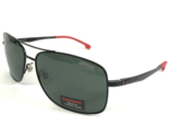 Carrera Sonnenbrille 8040/S 003qt Poliert Glänzend Schwarz Rot Pilotenbr... - $60.41