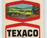 Texaco Oil Company Map of Kentucky Tennessee Rand McNally 1969 - £9.49 GBP