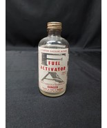 Vintage Fuel Activator Glass Bottle Oil Can Gas Station Parts Store Auto... - $17.59