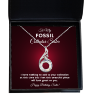Fossil Collector Sister Necklace Birthday Gifts - Phoenix Pendant Jewelry  - $49.95