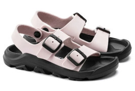 WOMENS Youth Birkenstock Rose White Mogami Sandals Girls Kids Size Uk2  Us 3 - £47.47 GBP