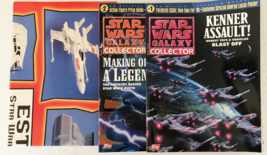 Star Wars Galaxy Collector Magazines Issue #1 and #2 w/ Estes Poster - £18.11 GBP