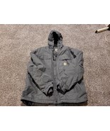 Men&#39;s Heavy Carhartt Coat Gray Work Utility Coat 3XL - $188.00