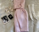 Franklin Mint Jackie Kennedy Ensemble VATICAN pink doll DRESS picture pr... - $19.79
