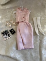 Franklin Mint Jackie Kennedy Ensemble VATICAN pink doll DRESS picture pr... - $19.79