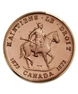 Médaille Du 100E Anniversaire De La Gendarmerie Royale Canadienne 1873-1973 - €35,56 EUR
