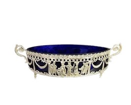 Sterling Silver 930 Reticulated Bowl Roman Motif Simon Rosenau German Ha... - $2,998.00