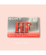 SONY HF High Fidelity 60 Minute  Blank Cassette Tapes New - $186.23 MXN