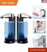 2 Pcs 17oz Touchless Battery Operated Automatic Liquid Soap Dispenser Se... - $113.83